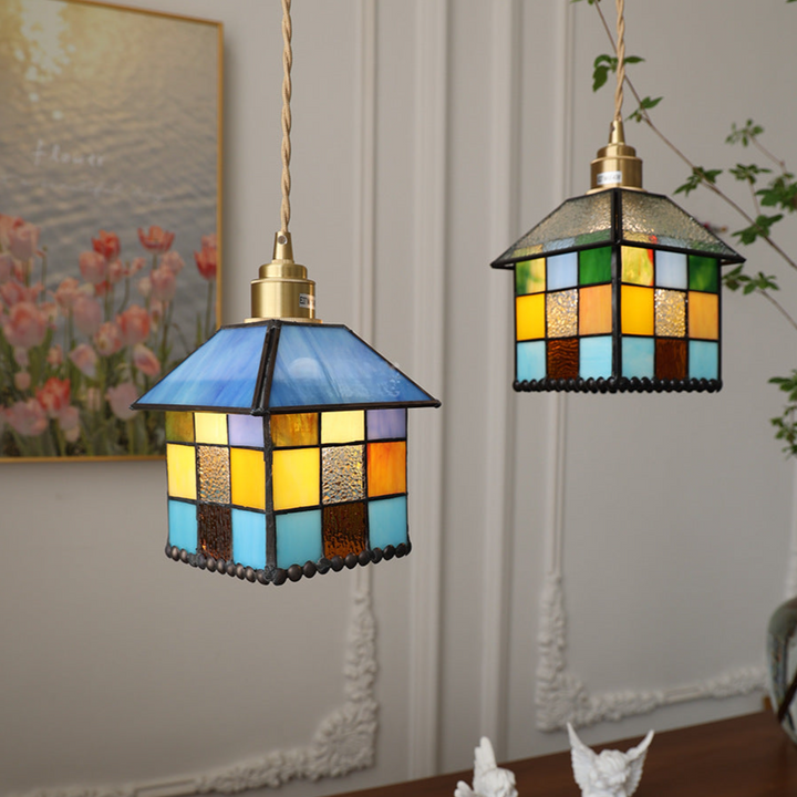 Tiffany Moderne LED Suspension Verre Chambre À Coucher - Neutralighting