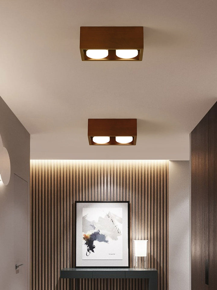 Eliza Minimaliste Bois Plafonnier Lumière - Neutralighting