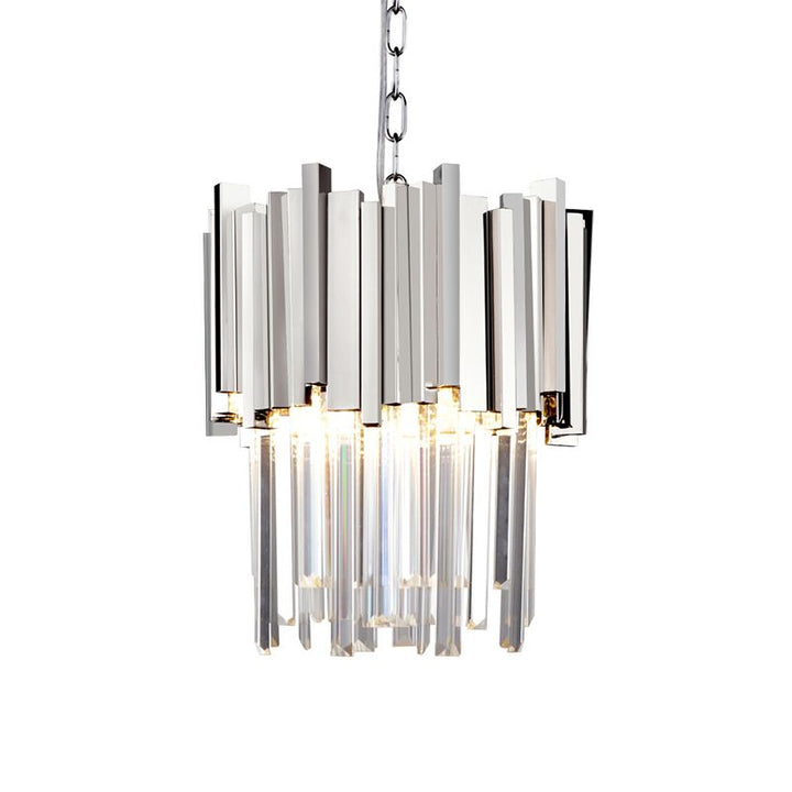 Kristy LED Suspension Or Chromé Métal Cristal Salon Chambre à couche - Neutralighting
