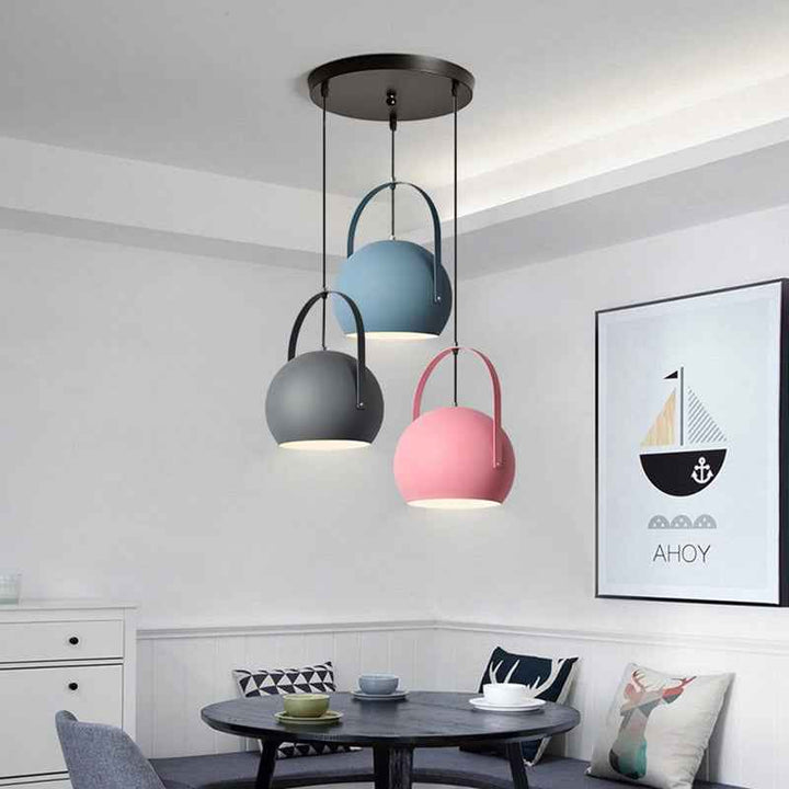 Valentina Suspension 5 Couleurs LED Décor Nordique Métal Salle à Manger - Neutralighting