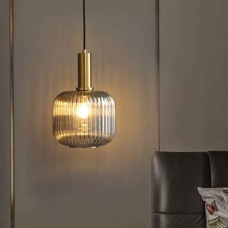 Valentina Luminaires Suspension Verre Moru Chambre à Coucher - Neutralighting