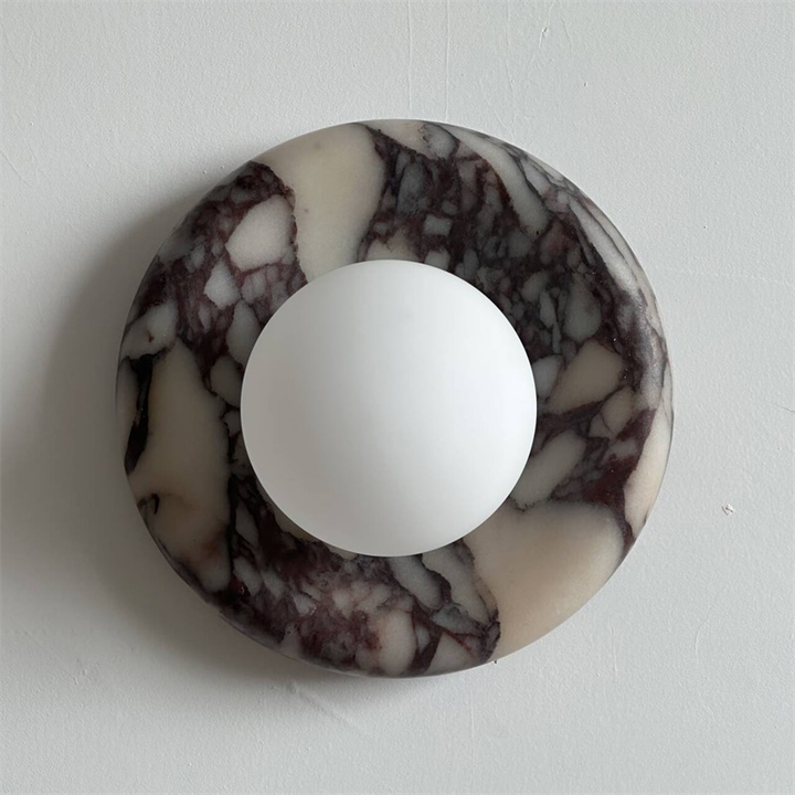 Bvlgari Applique Murale Moderne Minimaliste Evenir en Marbre Violet - Neutralighting