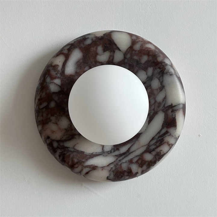 Bvlgari Applique Murale Moderne Minimaliste Evenir en Marbre Violet - Neutralighting