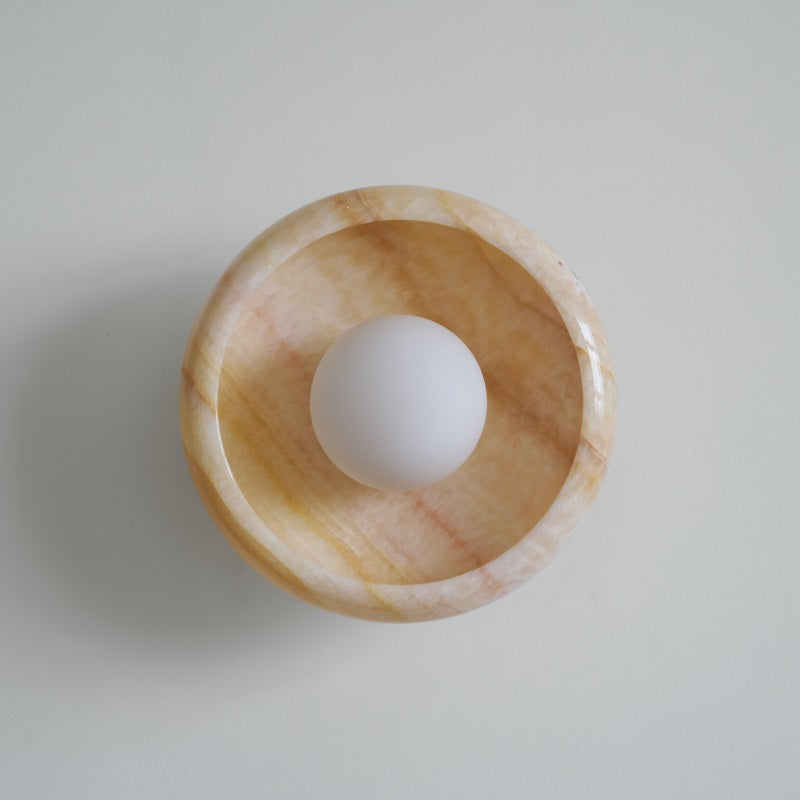 Onvix Applique murale en onyx naturel - Neutralighting