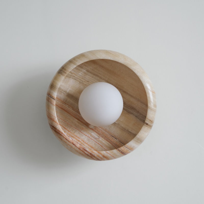 Piedra Applique Murale Marbre Verre Minimaliste - Neutralighting