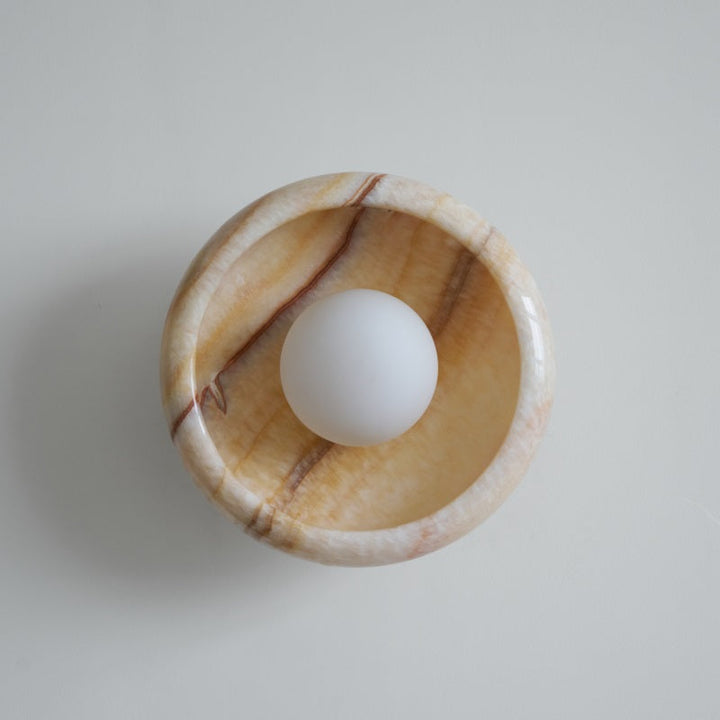 Onvix Applique murale en onyx naturel - Neutralighting