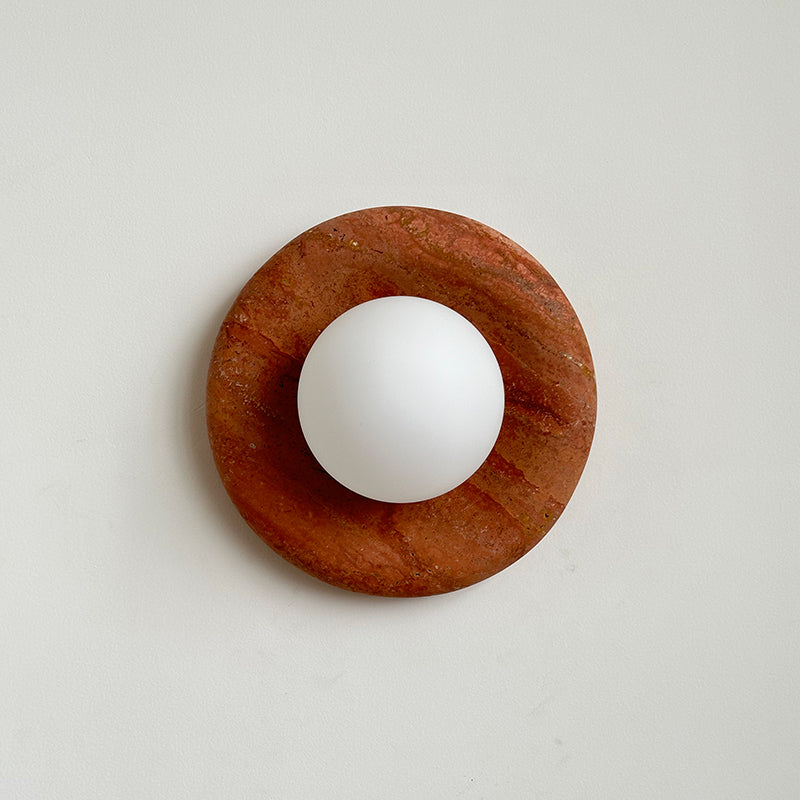 Orli Applique Murale Moderne et Minimaliste en Travertin - Neutralighting