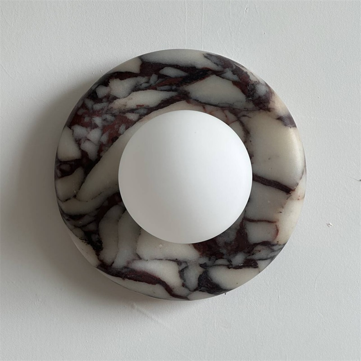 Bvlgari Applique Murale Moderne Minimaliste Evenir en Marbre Violet - Neutralighting