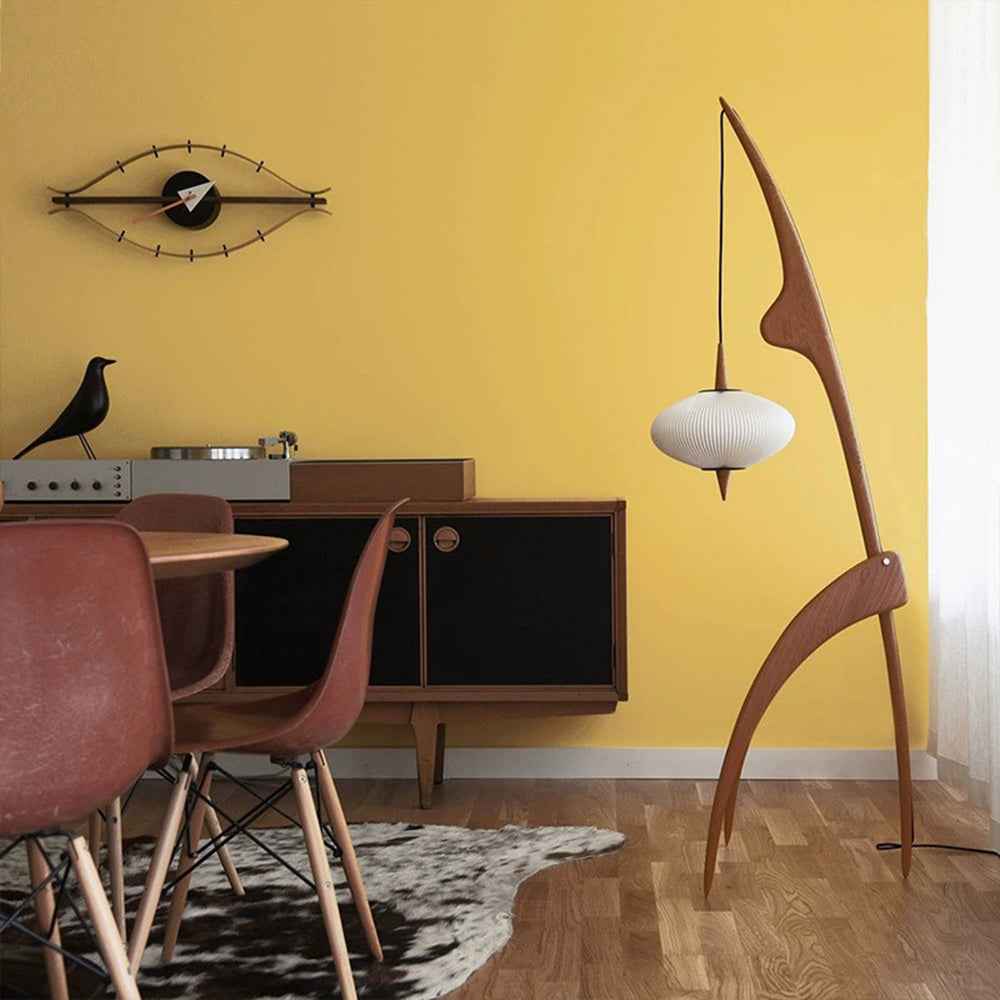 Lampadaire Ritta Bois Blanc LED