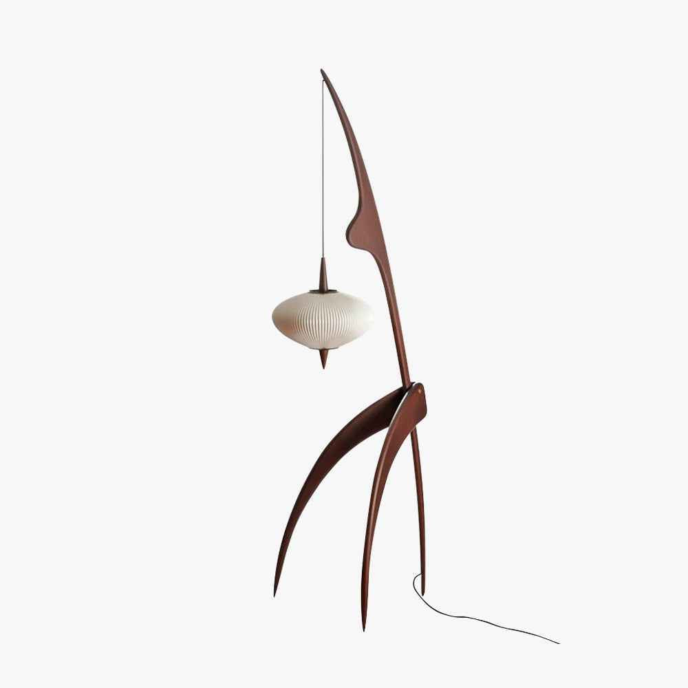 Lampadaire Ritta Bois Blanc LED