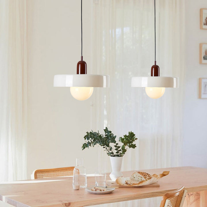 Jess Suspension Ronde Vintage Verre Salon - Neutralighting