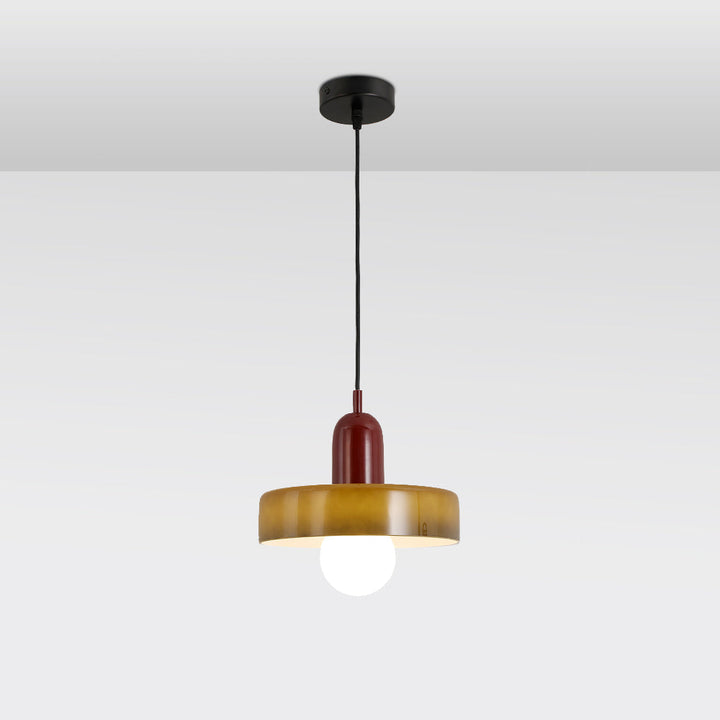 Jess Suspension Ronde Vintage Verre Salon - Neutralighting