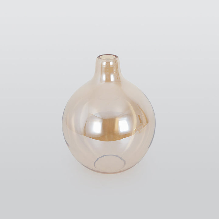 Valentina Luminaires Suspensions Dôme Moderne Métal/Verre Ambre Salon/Chambre à Coucher - Neutralighting