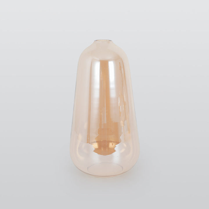 Valentina Luminaires Suspensions Dôme Moderne Métal/Verre Ambre Salon/Chambre à Coucher - Neutralighting