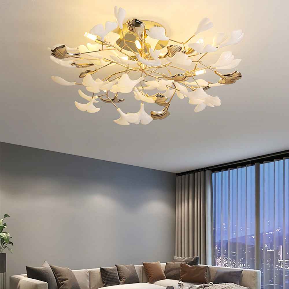Plafonnier Olivia Métal Blanc LED 54W