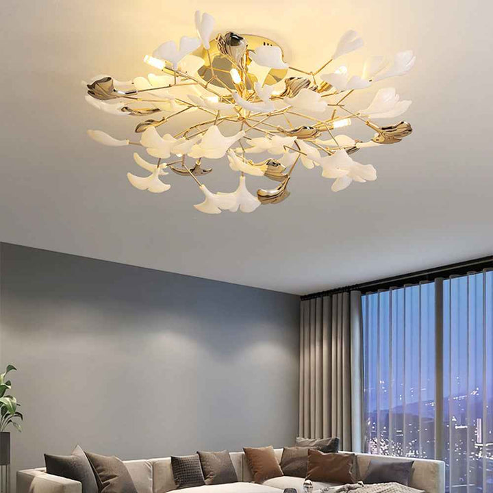 Plafonnier Olivia Métal Blanc LED 54W