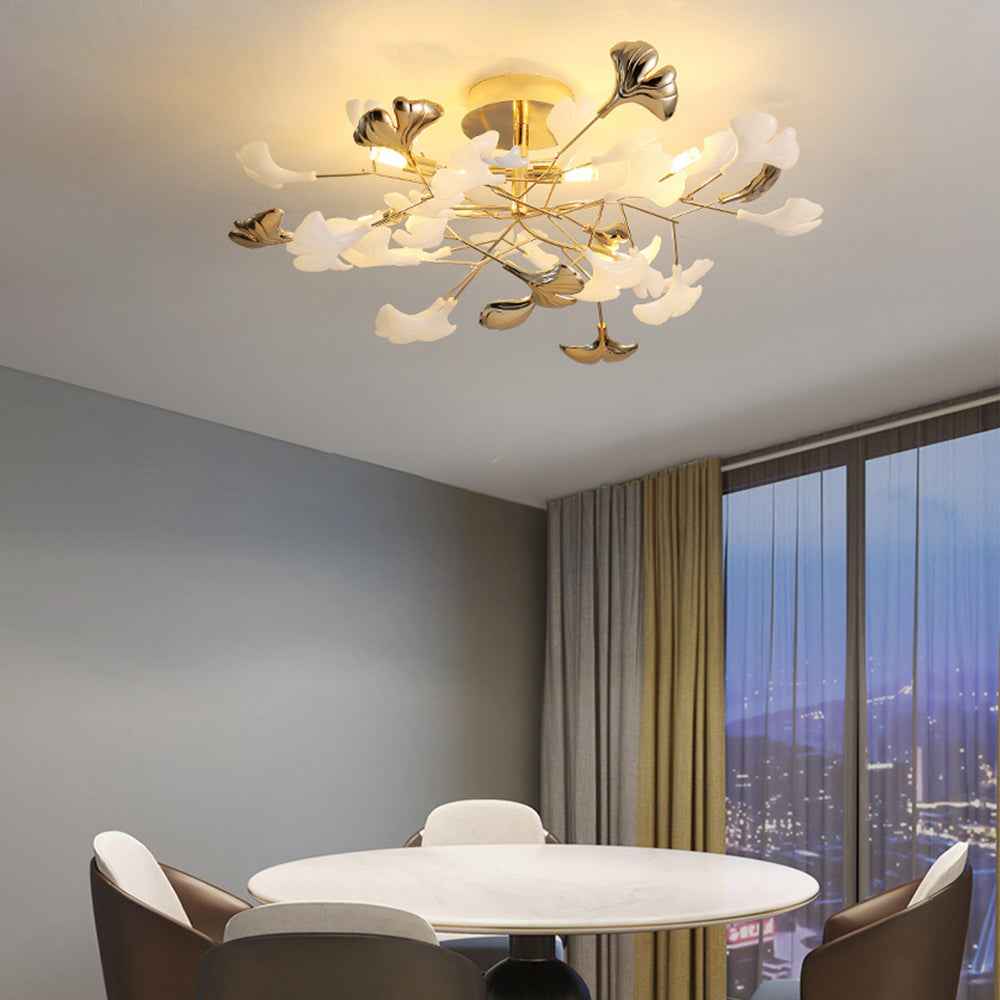 Plafonnier Olivia Métal Blanc LED 54W