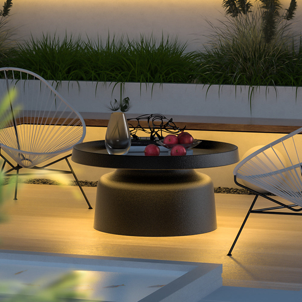 Ray Lampadaire Table Moderne, Métal, Noir, Allée - Neutralighting