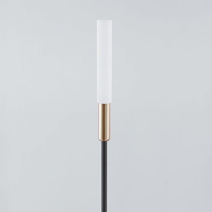 Isha Borne Extérieure Roseau Moderne Noir Allée - Neutralighting