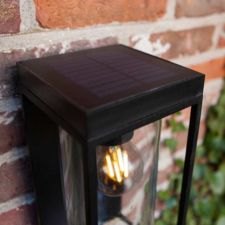 Ray Applique Murale Rectangle Industrielle Métal Verre Jardin Cour - Neutralighting