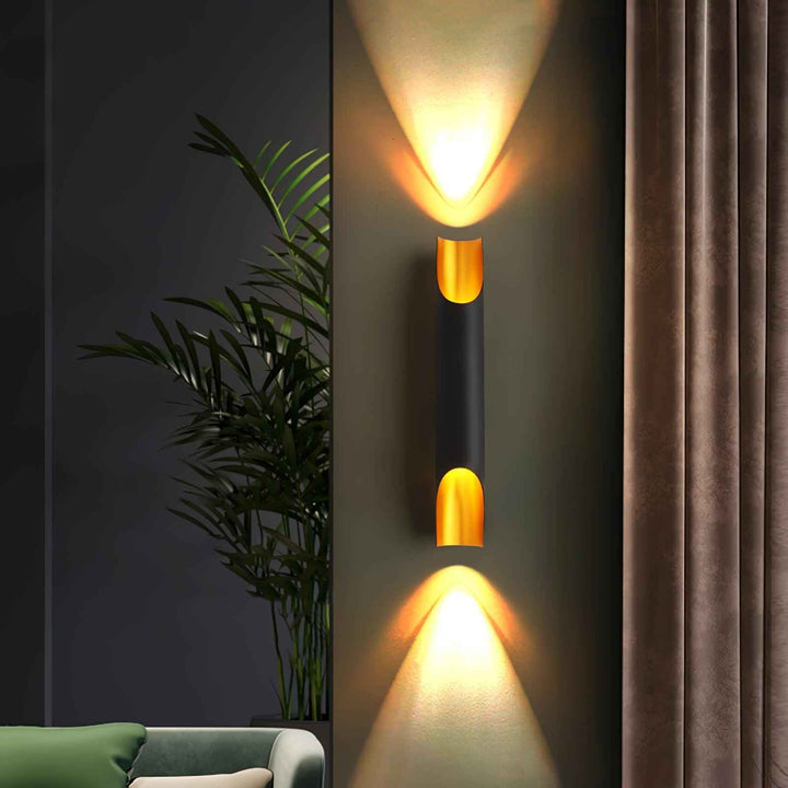Mosaic Métal 40cm Noir LED 40W