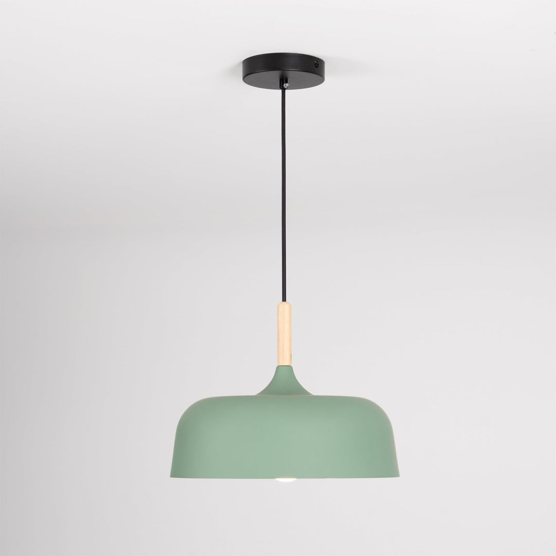 Lustra Suspension Lampe Abat-jour Blanc en Bois - Neutralighting