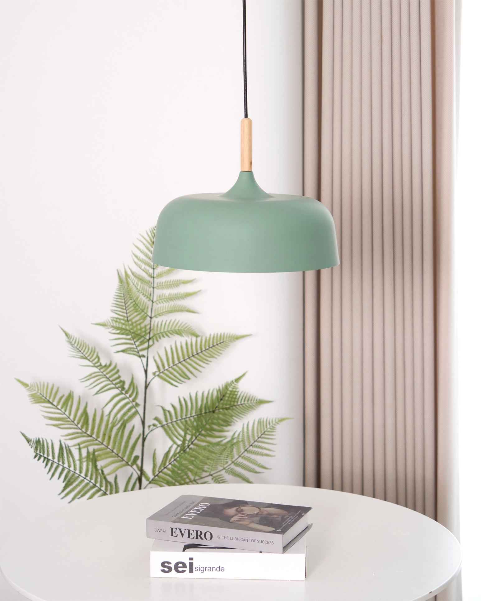 Lustra Suspension Lampe Abat-jour Blanc en Bois - Neutralighting