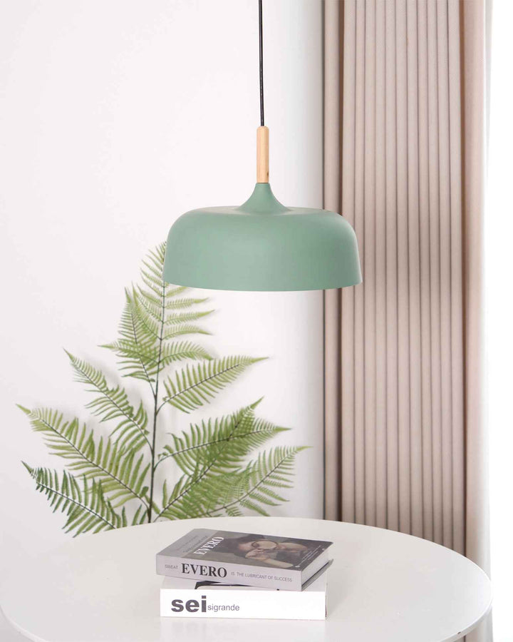 Lustra Suspension Lampe Abat-jour Blanc en Bois - Neutralighting