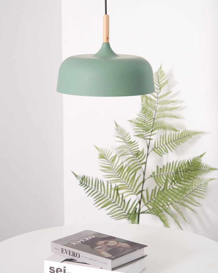 Lustra Suspension Lampe Abat-jour Blanc en Bois - Neutralighting