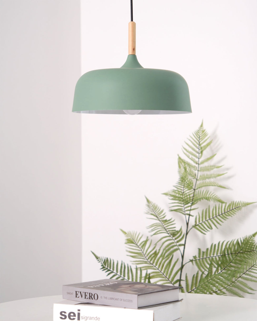Lustra Suspension Lampe Abat-jour Blanc en Bois - Neutralighting