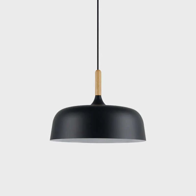 Lustra Suspension Lampe Abat-jour Blanc en Bois - Neutralighting