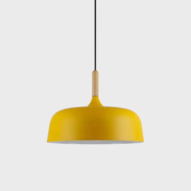 Lustra Suspension Lampe Abat-jour Blanc en Bois - Neutralighting