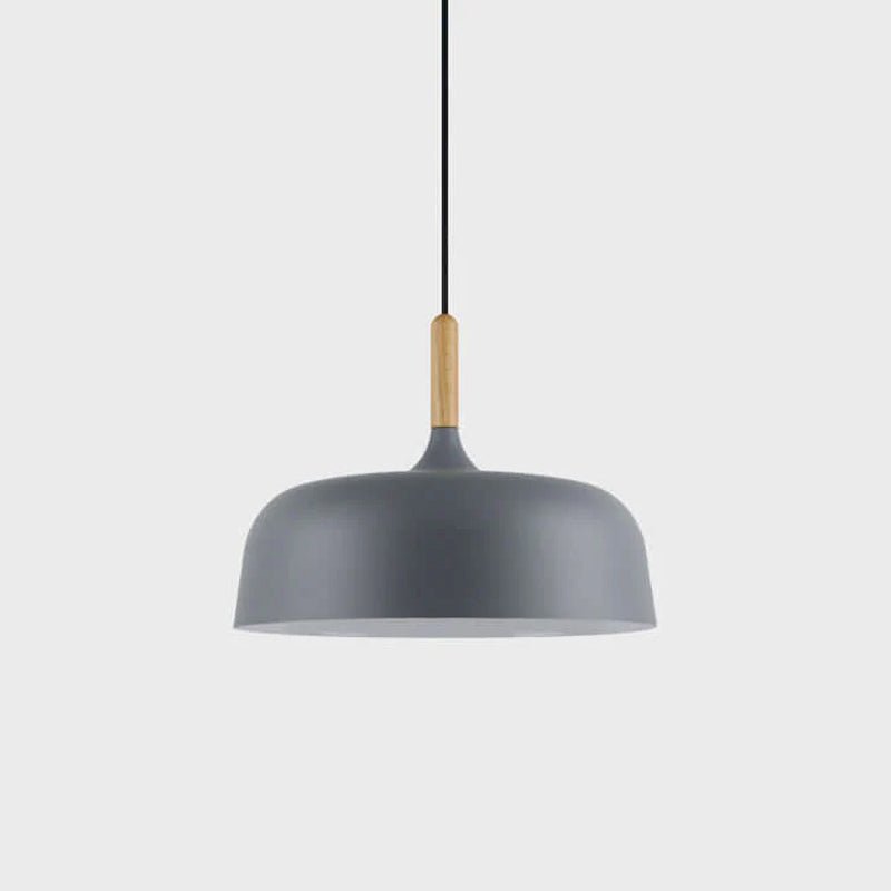 Lustra Suspension Lampe Abat-jour Blanc en Bois - Neutralighting