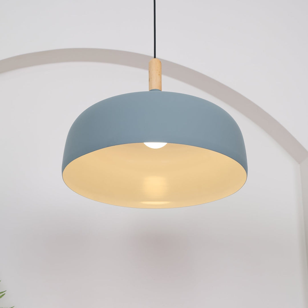 Lustra Suspension Lampe Abat-jour Blanc en Bois - Neutralighting