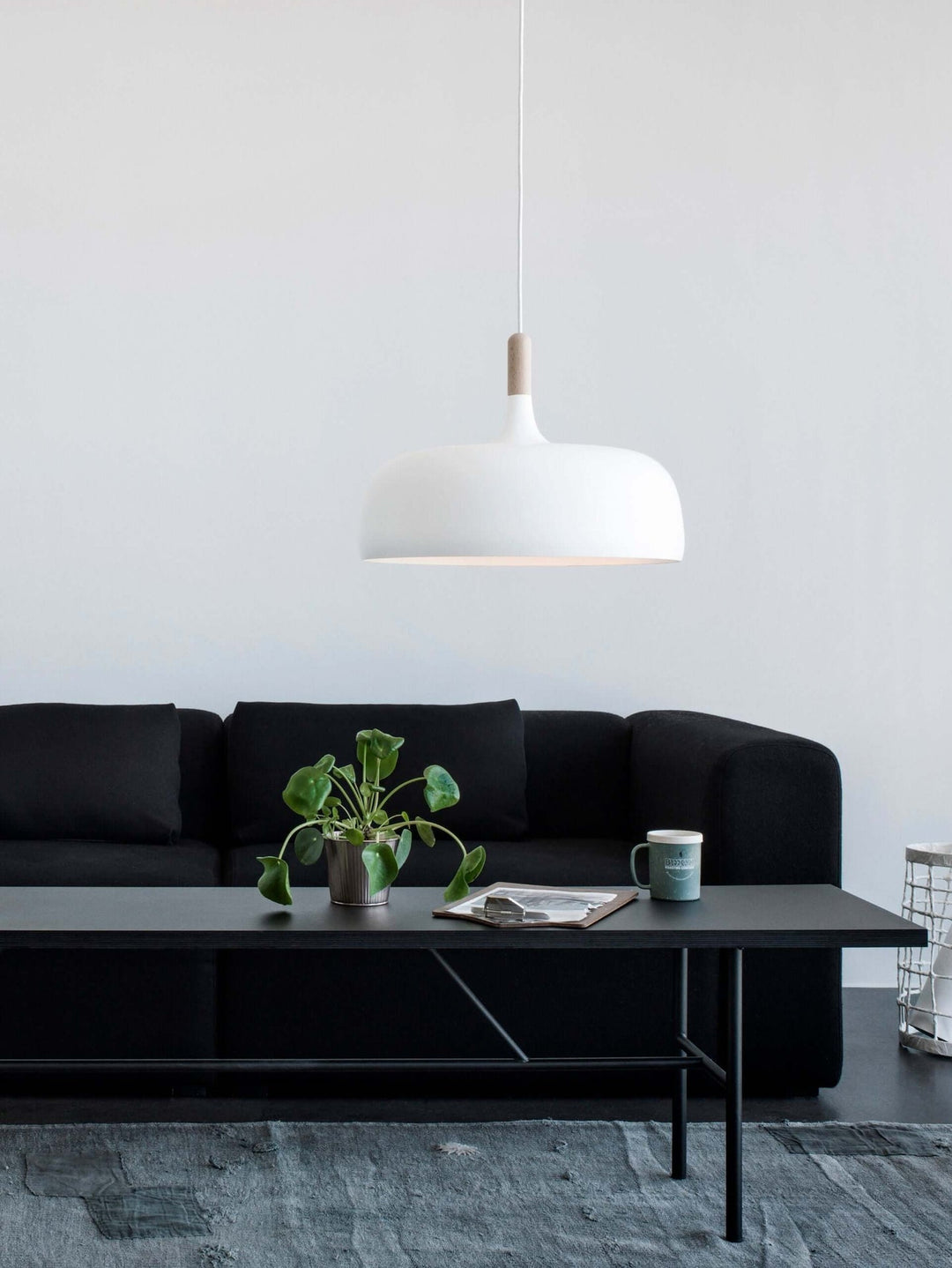 Lustra Suspension Lampe Abat-jour Blanc en Bois - Neutralighting