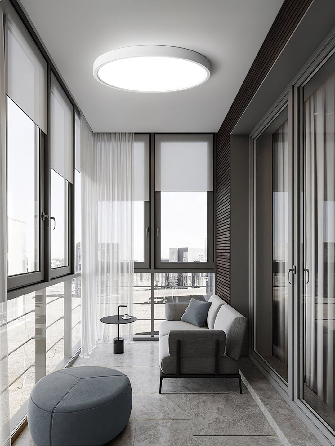 Ulnorisra Plafonnier Rond Minimaliste Moderne Ultra-Fin - Neutralighting
