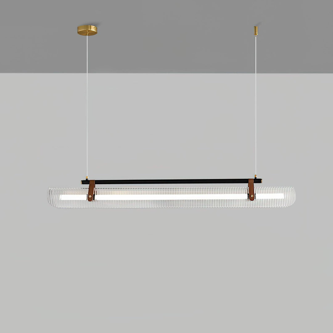 Lustra Suspension Lampe Acrylique Linéaire Moderne pour Salle à Manger - Neutralighting