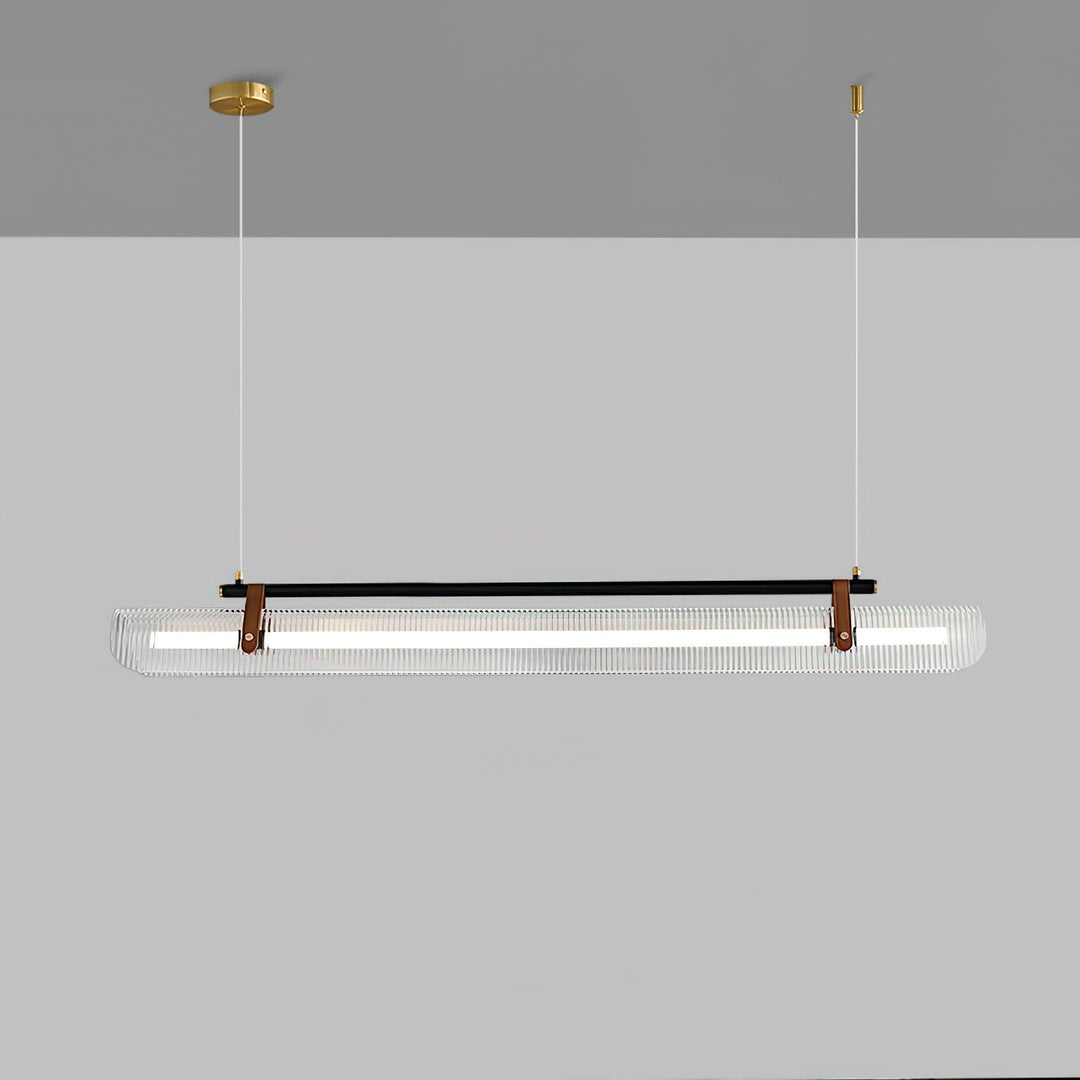 Lustra Suspension Lampe Acrylique Linéaire Moderne pour Salle à Manger - Neutralighting