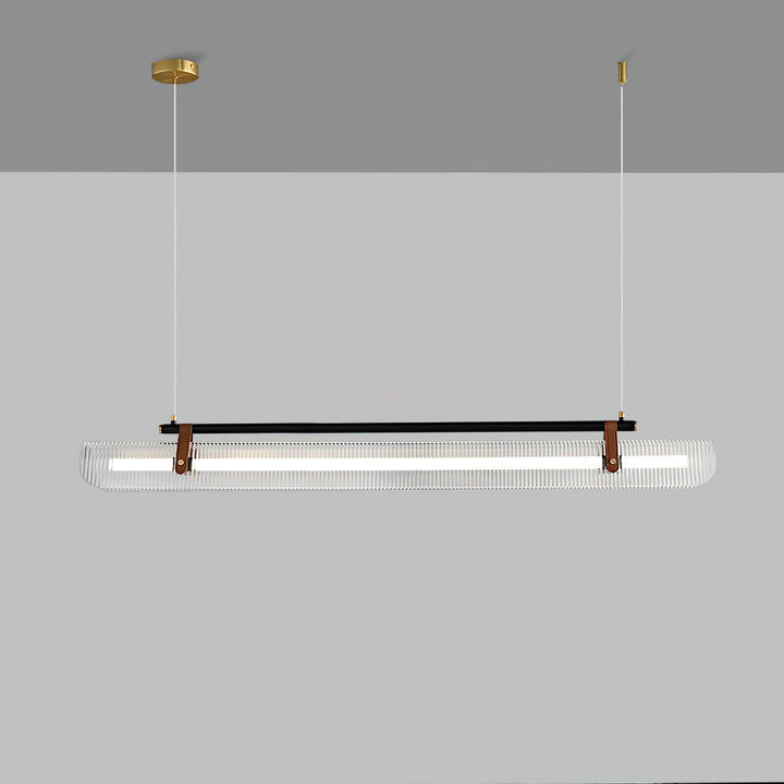 Lustra Suspension Lampe Acrylique Linéaire Moderne pour Salle à Manger - Neutralighting