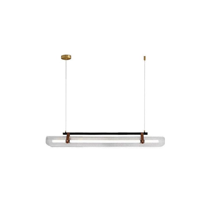 Lustra Suspension Lampe Acrylique Linéaire Moderne pour Salle à Manger - Neutralighting