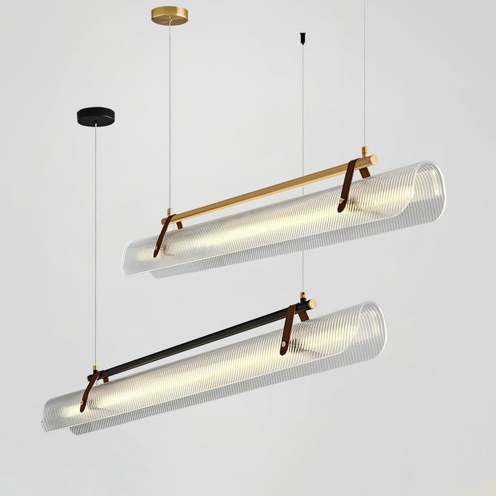 Lustra Suspension Lampe Acrylique Linéaire Moderne pour Salle à Manger - Neutralighting