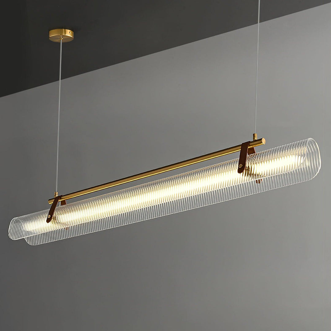 Lustra Suspension Lampe Acrylique Linéaire Moderne pour Salle à Manger - Neutralighting
