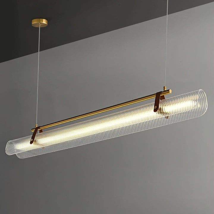 Lustra Suspension Lampe Acrylique Linéaire Moderne pour Salle à Manger - Neutralighting