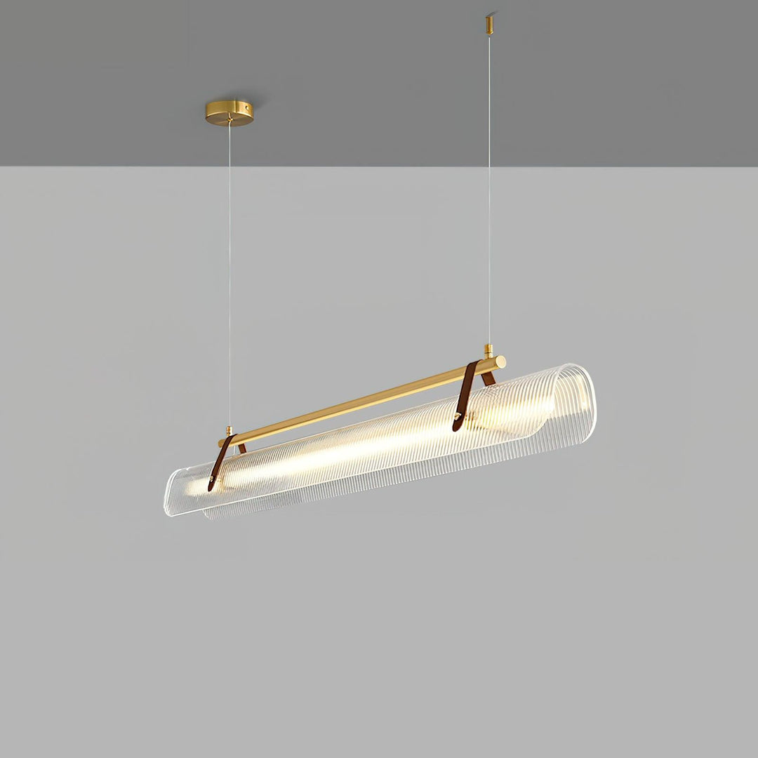 Lustra Suspension Lampe Acrylique Linéaire Moderne pour Salle à Manger - Neutralighting