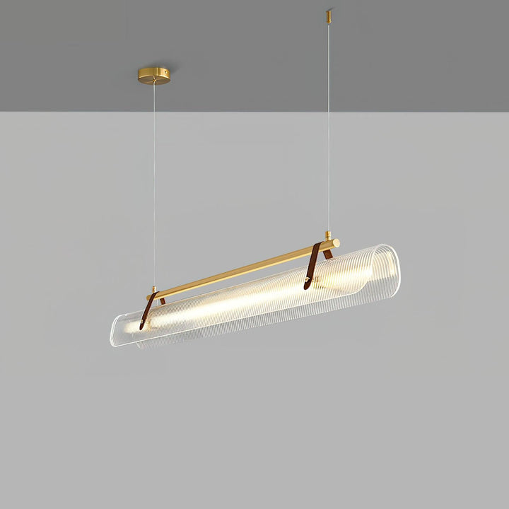 Lustra Suspension Lampe Acrylique Linéaire Moderne pour Salle à Manger - Neutralighting