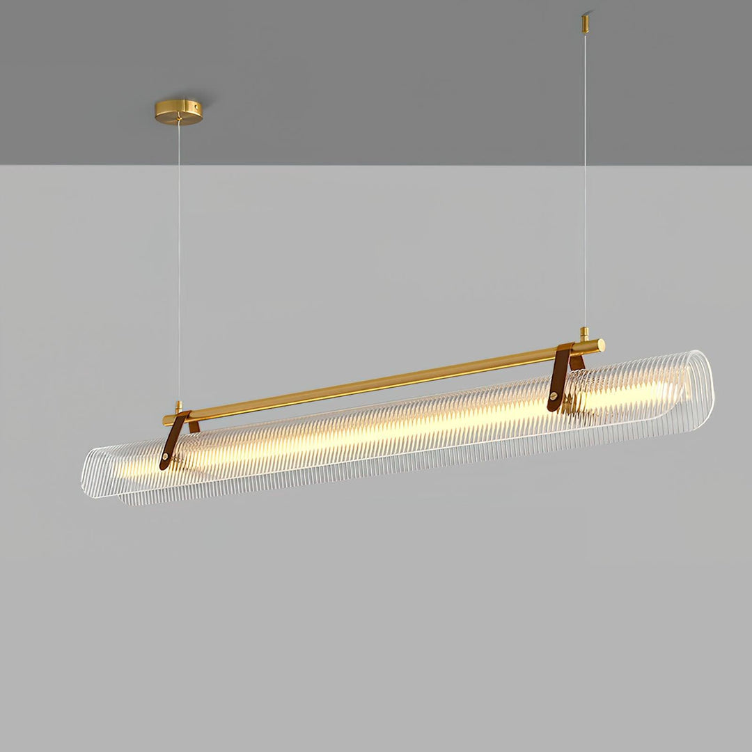 Lustra Suspension Lampe Acrylique Linéaire Moderne pour Salle à Manger - Neutralighting