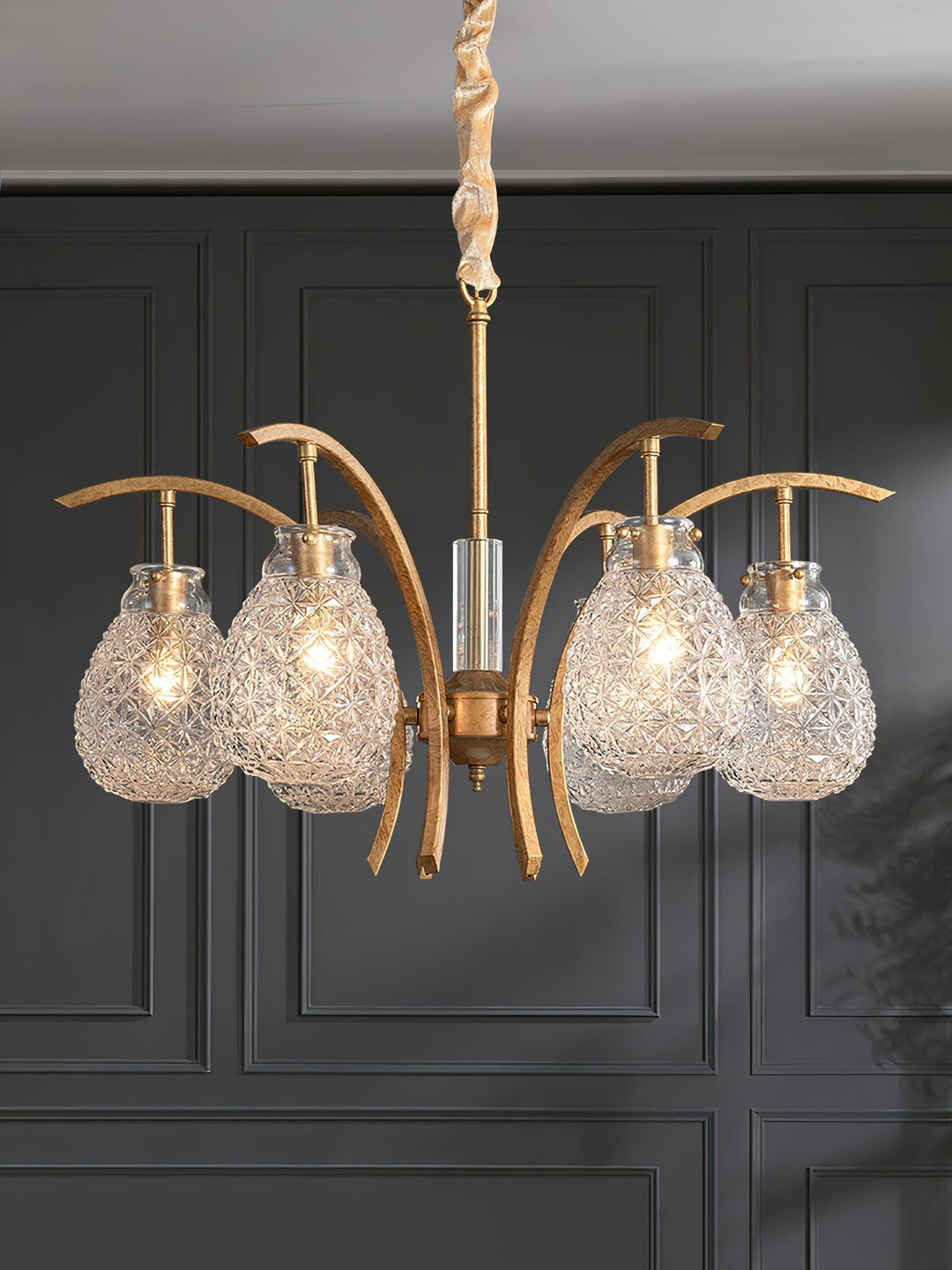 Adams Lustre Verre Luxe Postmoderne - Neutralighting