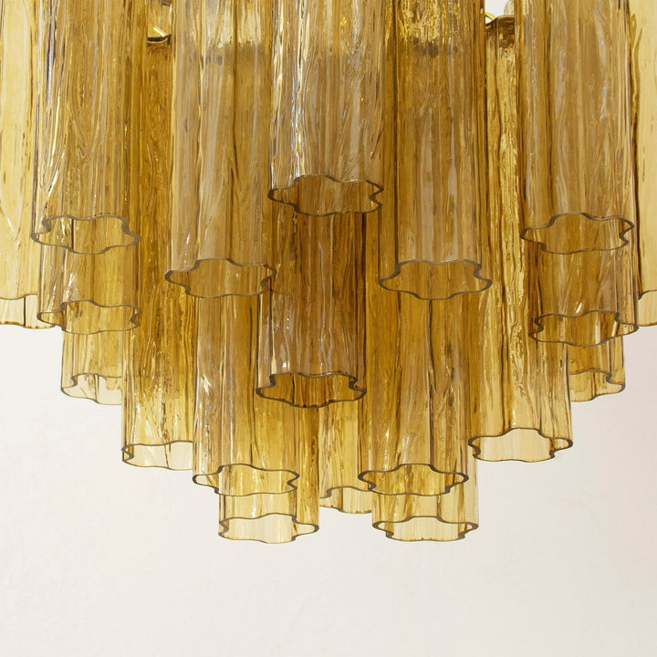 Aurora Lustre Verre Tube Superposé Luxe - Neutralighting