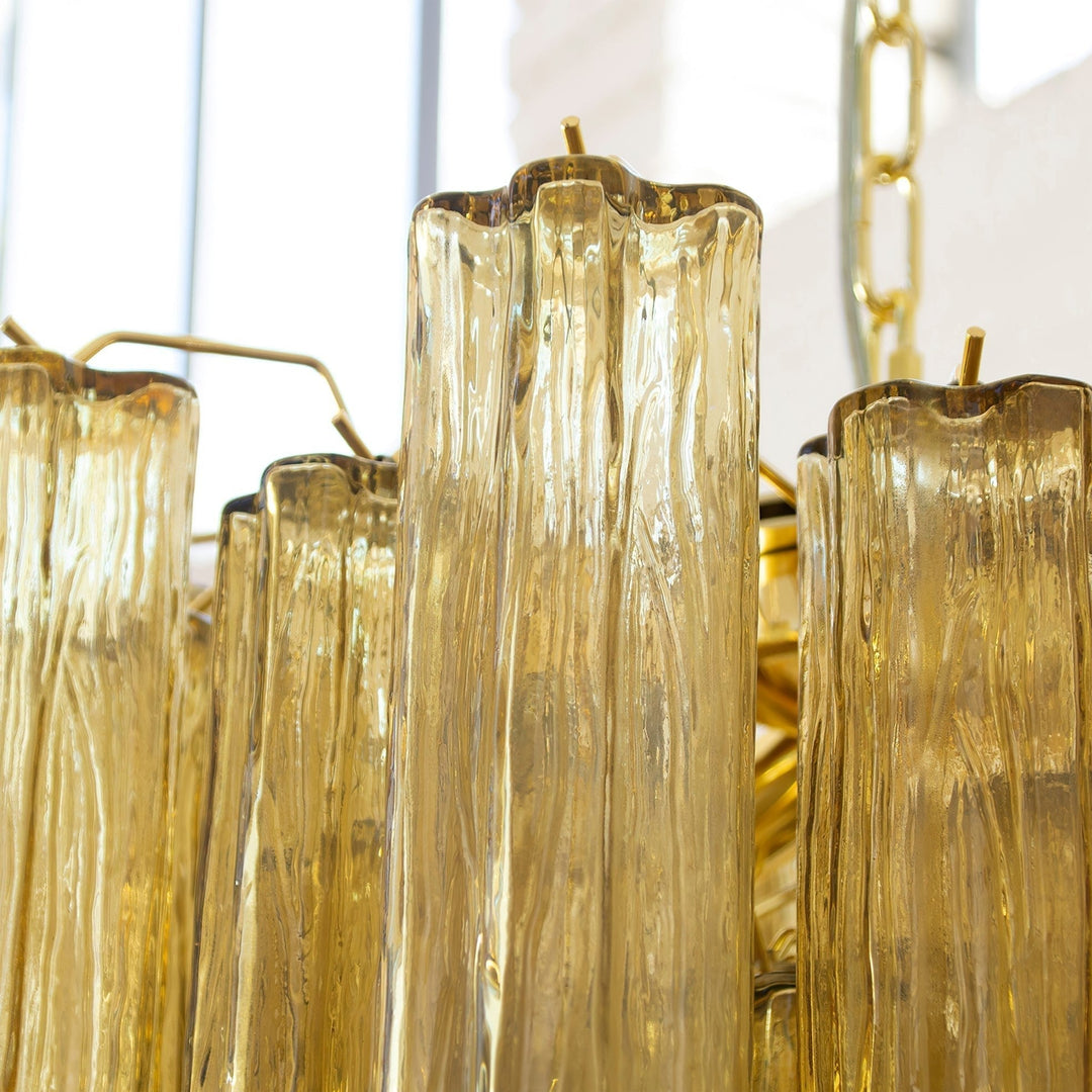 Aurora Lustre Verre Tube Superposé Luxe - Neutralighting