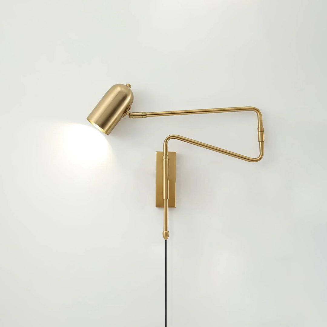 Ivar Adjustable Arm Plug In Wall Lamp - Neutralighting